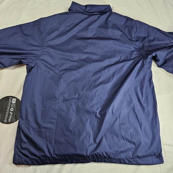 Nike Loose Fit Navy Snap Front Slick Jacket FN3316 410 Men's Size XLarge - Picture 5 of 9